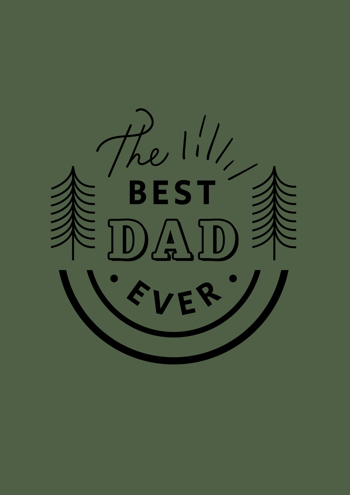 Greeting Card LEGEND - THE BEST DAD